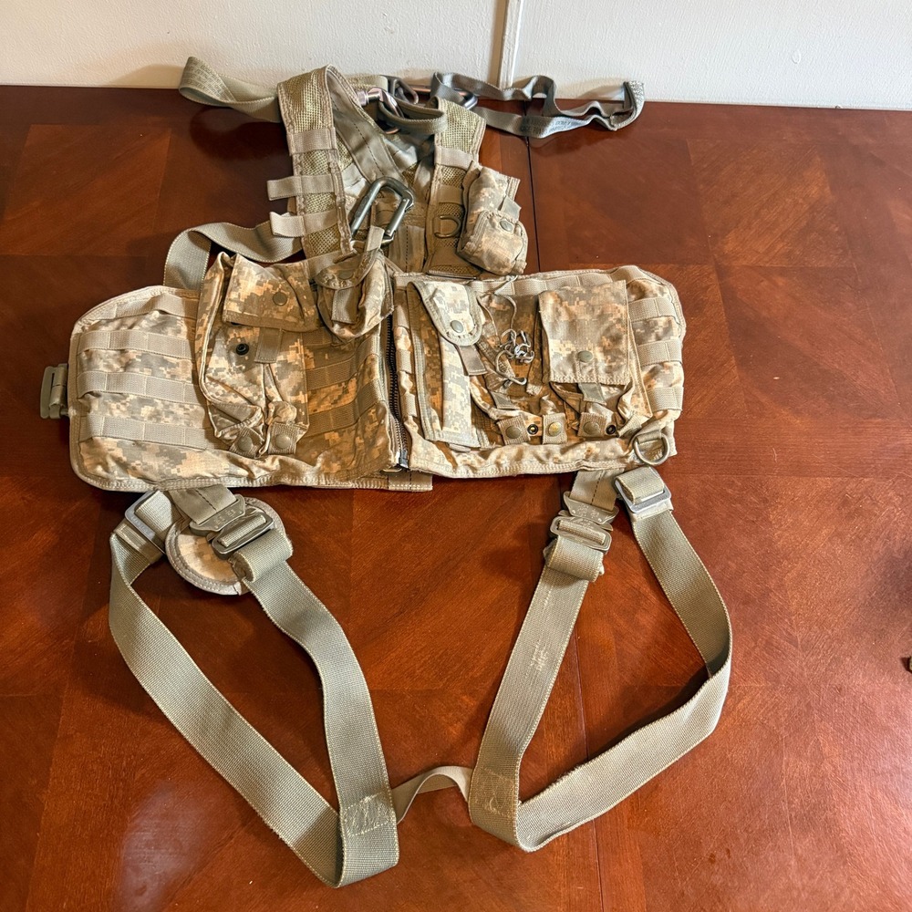 US Army PSGC Vest Harness UCP Digital Camo AustriAlpin Cobra Buckle